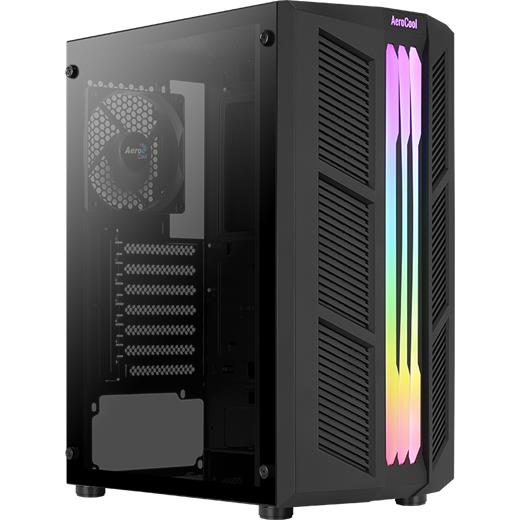 Aerocool Prime V3 400W 2X12Cm Fan Usb3.0 Pencerelı Rgb Atx Sıyah Kasa