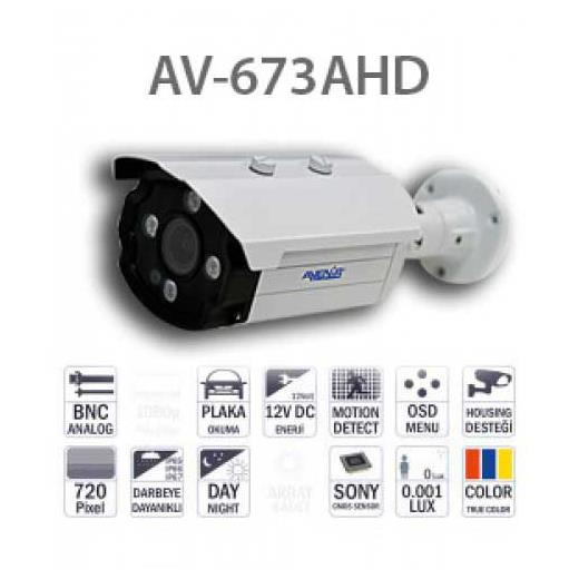 Avenir Av-673Ahd 1.3Mp 3.6Mm Sony 960P 4 Atom Led 40Mt Ahd Ayaklı Gece Görüşlü Kamera