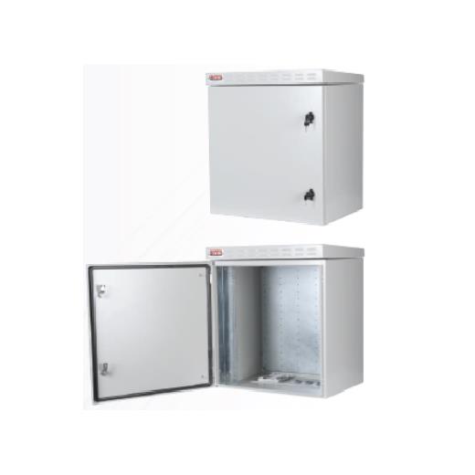 Lande LN-ESD-IP5507U6045-LG Proline 500-O Safebox Çift Cidar 7U 19 W600mm x D450mm Outdoor IP55 Kabinet- çift cidarlı