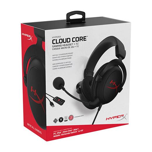 Kingston Hyperx Cloud Core 7.1 Hx-Hscc-2-Bk/Ww