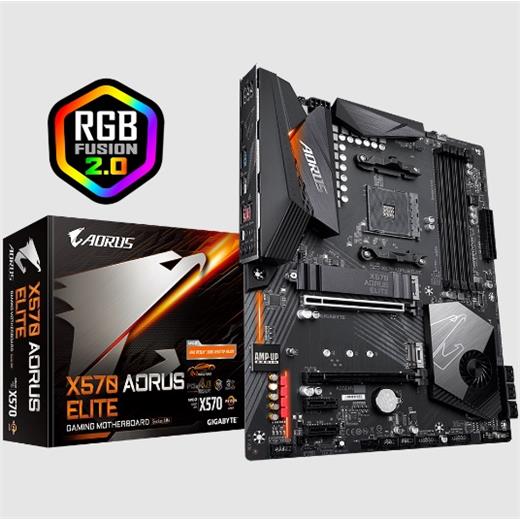 Gigabyte X570 AORUS ELITE DDR4 Dual M.2 RGB Fusion AM4 16x Anakart