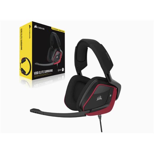 Corsair Ca-9011206-Eu Voıd Elıte 7.1 Kablolu Oyuncu Kulaklıgı Cherry (Pc Vs Ps4 Uyumlu)