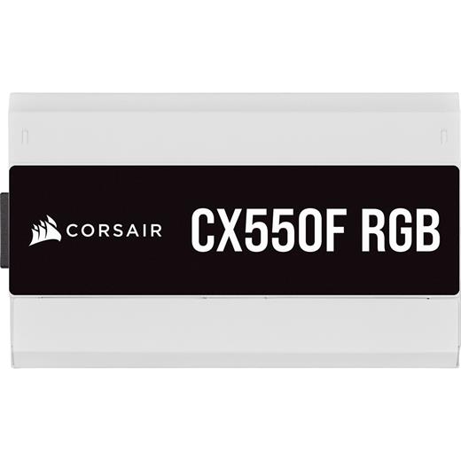 Corsair Cp-9020225-Eu Cx550F 550W Tam Moduler 80Plus Bronze Rgb Güç Kaynağı Beyaz
