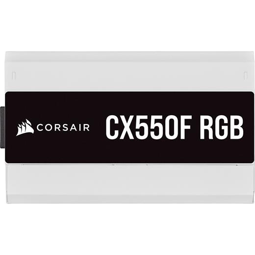 Corsair Cp-9020225-Eu Cx550F 550W Tam Moduler 80Plus Bronze Rgb Güç Kaynağı Beyaz