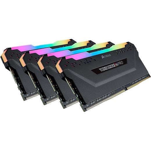 Corsair Cmw64Gx4M4D3600C18 64Gb (4X16Gb) Ddr4 3600 Mhz C18 Vengeance Black Rgb Pro Dımm Bellek