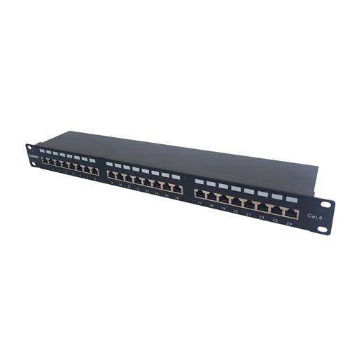 Bn-Pp-624S Beek 24 Port Cat6 Ftp Patch Panel, 8P8C, Altın Kontak, Lsa, 1U, Zırhlı/Shileded, Kablo Tutucusu İle Birlikte