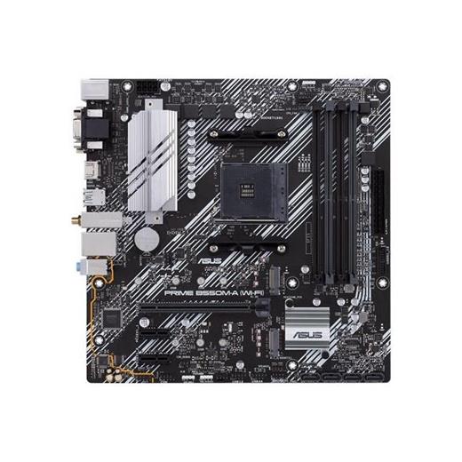 Asus Prime B550M-A (Wı-Fı) Ddr4 4600Mhz Vga Hdmi Dvi 2Xm.2 Usb 3.2 Pcıe 4.0 Matx Am4