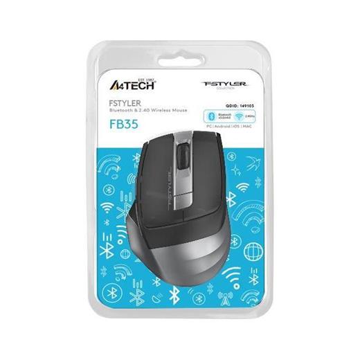 A4 Tech FB35 Optık Mouse Bluetooth+Nano Usb Grı