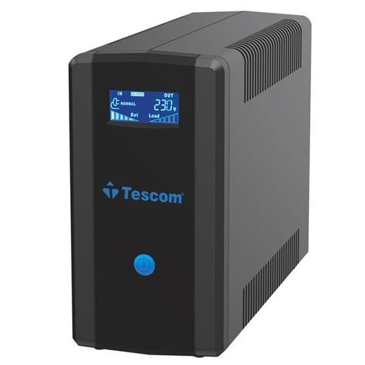 Tescom Leo+ 1200Va 1F/1F (2X7Ah) Lcd Lıne Int. Ups 5/10Dk