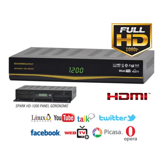 Goldmaster HD-1200 Spark Dijital Uydu Alıcısı