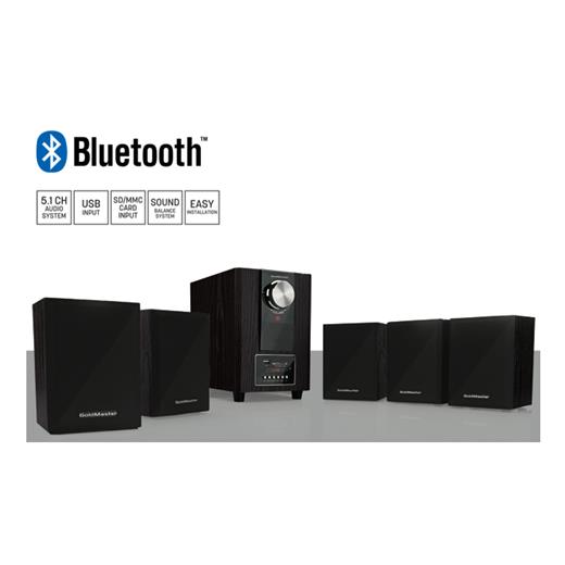 Home-61 Bluetooth Radyolu 5+1 Ses Sistemi