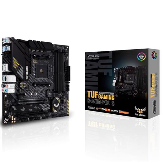 Asus Tuf Gaming B450M-Pro S AMD DDR4 4400MHz M2 Dp-Hdmi mATX Anakart