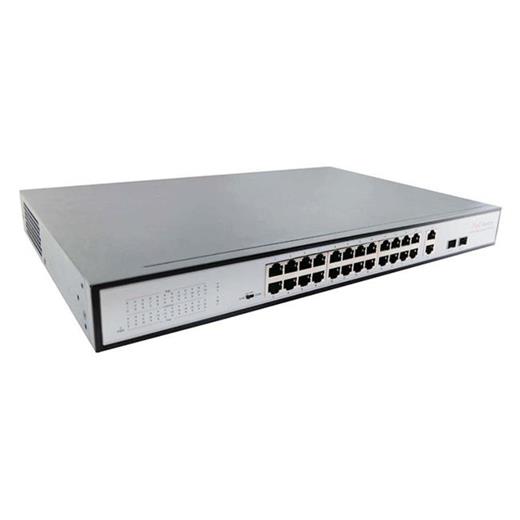 Uranıum POE-2421SFP 24X10/100+2X Gigabit Uplınk +1Xsfp 360W 250 Metre Poe Combo Rack Tıpı Swıtch