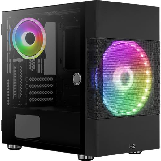 Aerocool Atomıc 500W 2Xargb Fan Usb3.0 Pencerelı Mını Tower Kasa