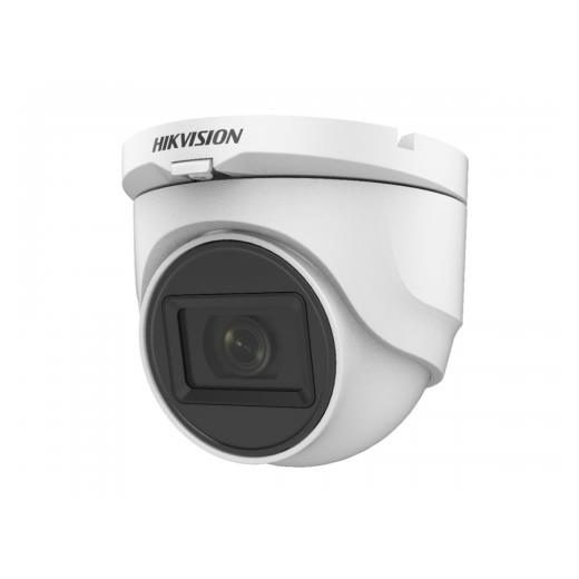 Hikvision DS-2CE76D0T-ITPFS 2Mpix, 20Mt Gece Görüşü, 2,8Mm Lens, Dahili Mikrofon, Plastik Dome Kamera