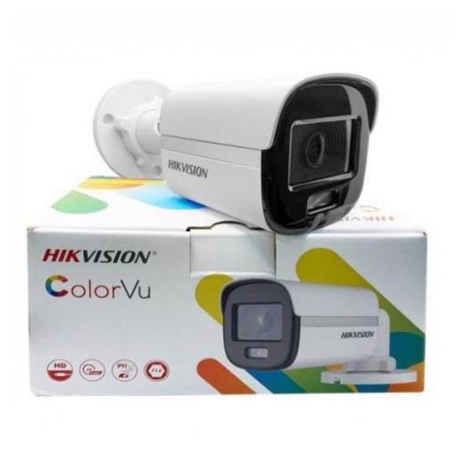 Hikvision DS-2CE10Df0T-PF 2MP 20Mt Gece Görüşü, 3,6Mm Lens, Full Time Color, Color Vu Bullet Kamera