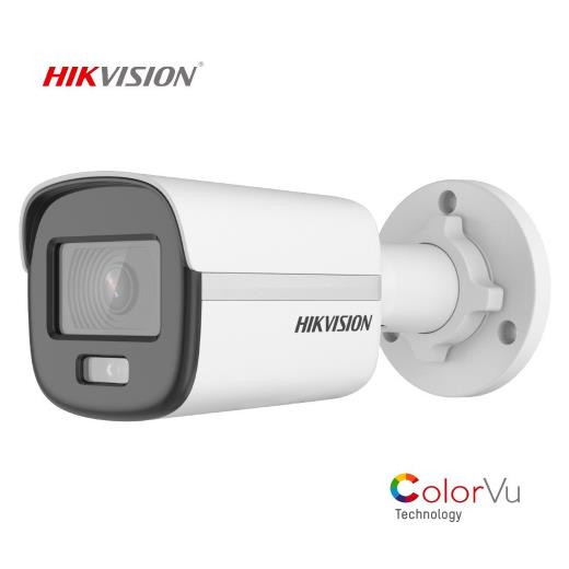 Hikvision DS-2CD1027G0-L 2Mpix, 4Mm Lens, H265+, 30Mt Gece Görüşü,Color Vu Lite, Full Time Color, Metal Kasa Bullet Ip Kamera