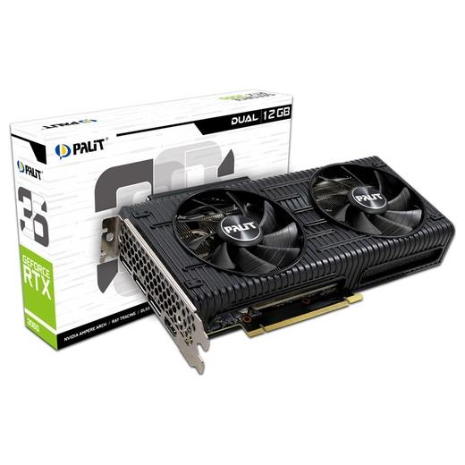 Palit RTX3060 DUAL 12GB 192Bit GDDR6 LHR 3-DP Hdmi