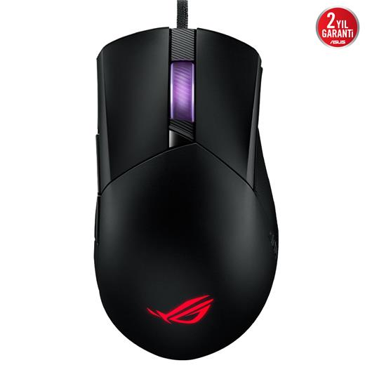 Asus Rog Gladıus Iıı Oyuncu Mouse 19000 Dpı Sensör Aura Sync Rgb Örgülü Kablo