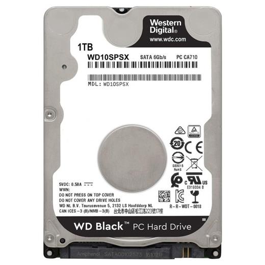 Wd Black 2.5 1Tb 64Mb 7200Rpm Wd10Spsx Sata 3 Notebook Disk