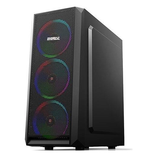 Everest X-Mesh 4*Rainbow Fan USB 3.0 500W