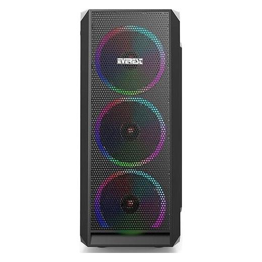 Everest X-Mesh 4*Rainbow Fan USB 3.0 500W