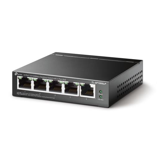 Tp-Link TL-SF1005LP 5 Port 4 Port Poe+ 10-100 Mbps 1 Port Uplink Switch