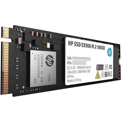 Hp 500GB EX900 M.2 PCIe 3.0 x4 NVMe 3D TLC NAND 2100 MB-1500 MB 2YY44AA Ssd