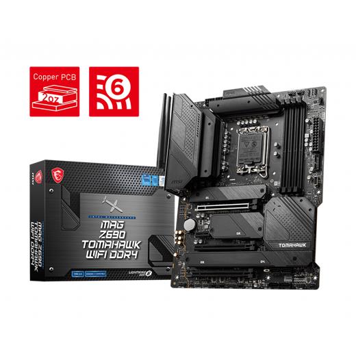 Msi Mag Z690 Tomahawk Wıfı Ddr4 5200Mhz M.2 Usb 3.2 Atx 1700P Anakart