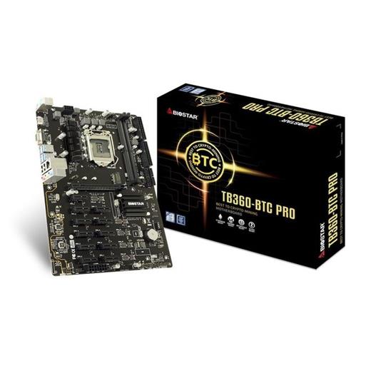 Biostar TB360-BTC-PRO 2.0 CRYPTO-MINING ANAKART 11xPCI-Ex3.0x1/1151P 1xPCI-Ex3.0x16/4xSATA3/1xM.2
