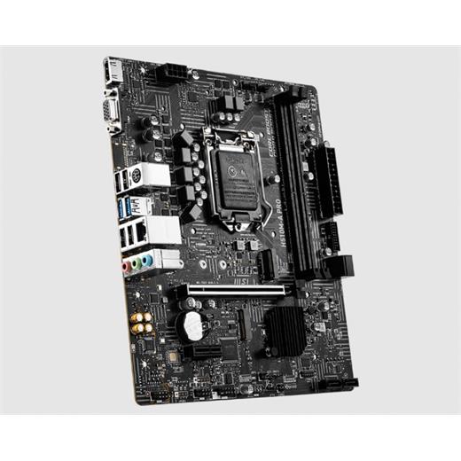 MSI H510M-A PRO DDR4 M2 PCIe NVME HDMI PCIe 16X v4.0 1200p v2 mATX