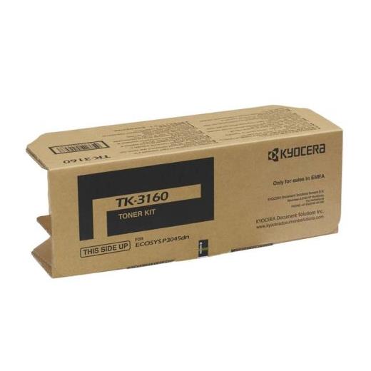Kyocera TK-3160 Orjinal Fotokopi Toneri Ecosys M3145dn P3045-3055-3060-3065 12.500 Sayfa