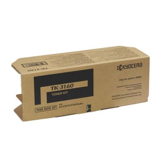 Kyocera TK-3160 Orjinal Fotokopi Toneri Ecosys M3145dn P3045-3055-3060-3065 12.500 Sayfa