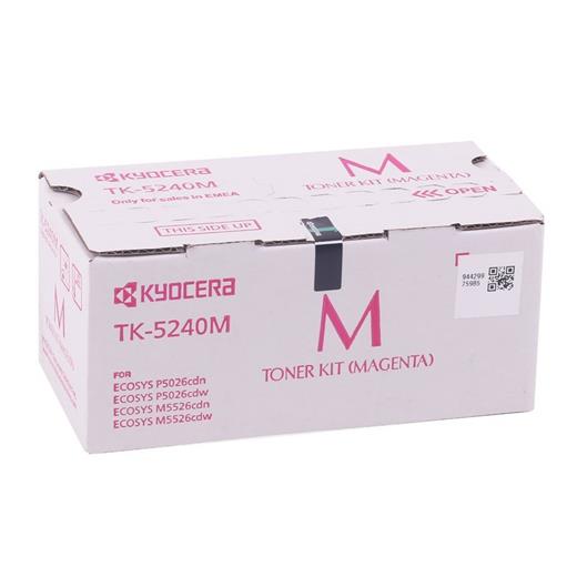 Kyocera TK-5240M Magenta Kırmızı Orjinal Fotokopi Toneri Ecosys M5526cdn-5526cdw P5026cdn-5026cdw 3000 Sayfa