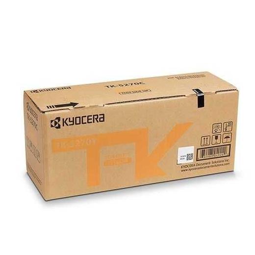 Kyocera TK-5270Y Yellow Sarı Orjinal Fotokopi Toneri Ecosys M6230cidn-M6630cidn P6230cdn 6.000 Sayfa