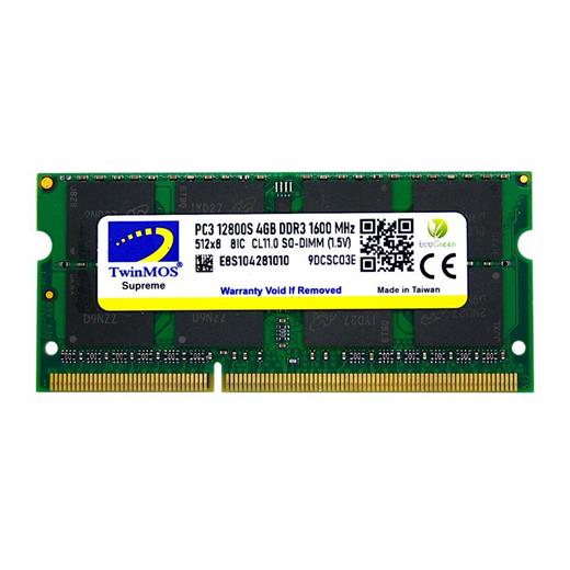 Twinmos 4 Gb Ddr3 1600 1.5 Nb Mdd34Gb1600N