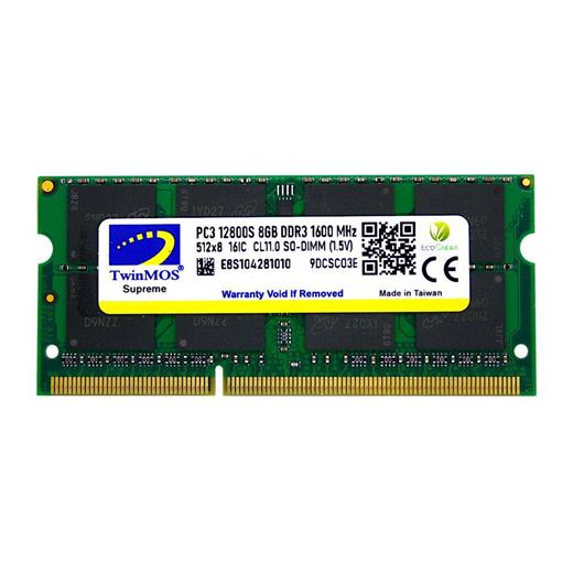 Twinmos 8 Gb Ddr3 1600 1.5 Nb Mdd38Gb1600N