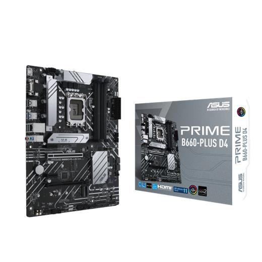 Asus Prime B660-Plus D4 1700P Ddr4 Ses Glan Dp/Hdmi/Vga Sata3 Usb3.2 Atx