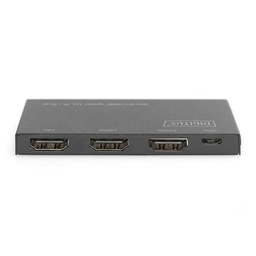 Digitus Ds-45322 Ultra İnce 2 Port Hdmi Çoklayıcı 4K/60Hz Hdr Hdcp 2.2, 18 Gbps Elektrik Beslemesi Micro Usb Ultra Slim Hdmi Splitter 1X2 4K/60Hz Hdr Hdcp 2.2 18 Gbps Micro Usb Powered