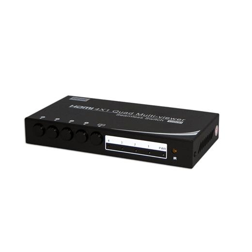 Beek Bs-Vsw-Hd41 4 Port Hdmi Switch 4 Giriş - 1 Çıkış 5 Farklı Görüntü Seçeneği Sunar Uzaktan Kumandalı