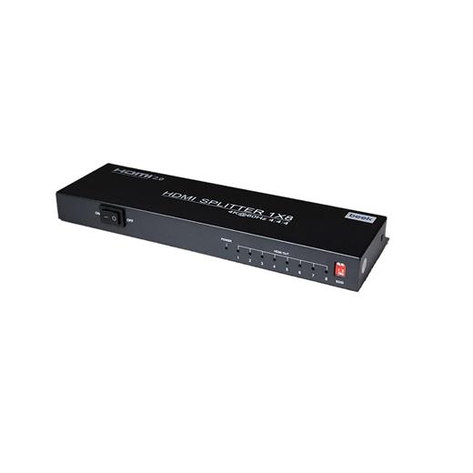 Beek Bs-Vsp-Ha08Uh 4K Hdmi Video Çoklayıcı 3840 X 2160 Piksel Çözünürlük Hdcp 2.3 Metal Şasi Siyah 4K Hdmi Splitter 8 Ports (Bs-Uh08)