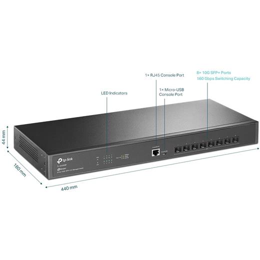 TP-Link TL-SX3008F 8-Port Switch