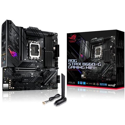 ASUS ROG STRIX B660-G GAMING WIFI DDR5 HDMI-DP M2 NVME PCIE 16X v5.0 1700p mATX