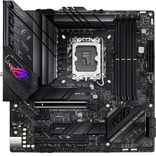 ASUS ROG STRIX B660-G GAMING WIFI DDR5 HDMI-DP M2 NVME PCIE 16X v5.0 1700p mATX