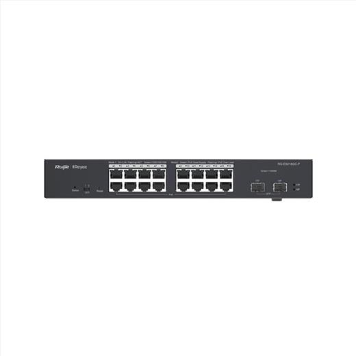 Ruijie Reyee RG-ES218GC-P 16 Port Gigabit 16 Port Poe Swıtch 2Sfp