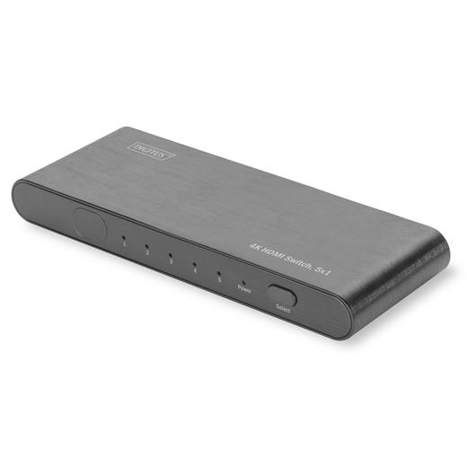 Digitus Ds-45317 5 Port Ultra Hd 4K Hdmi Switch 4K2K 3D Görüntü Formatlarını Destekler