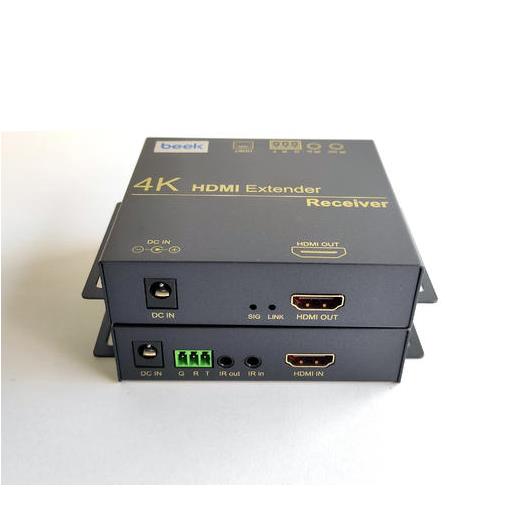 Beek Bs-Ext-H4K-100 4K Hdmi Sinyal Uzatma Cihazı 70M/4K60Hz 100M/1080P Alıcı (Receiver) Ve Verici (Transmitter) Birim Dahil Beek 4K@60Hz Hdmi Extender 70M/4K60Hz 100M/1080P