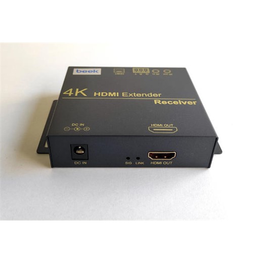 Beek Bs-Ext-H4K-100 4K Hdmi Sinyal Uzatma Cihazı 70M/4K60Hz 100M/1080P Alıcı (Receiver) Ve Verici (Transmitter) Birim Dahil Beek 4K@60Hz Hdmi Extender 70M/4K60Hz 100M/1080P