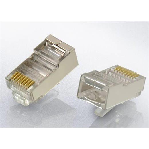 S-Link Sl-M66 Rj45 Cat6 Metal Konnektör 100Lü Paket / Ftp/Utp Kullanım