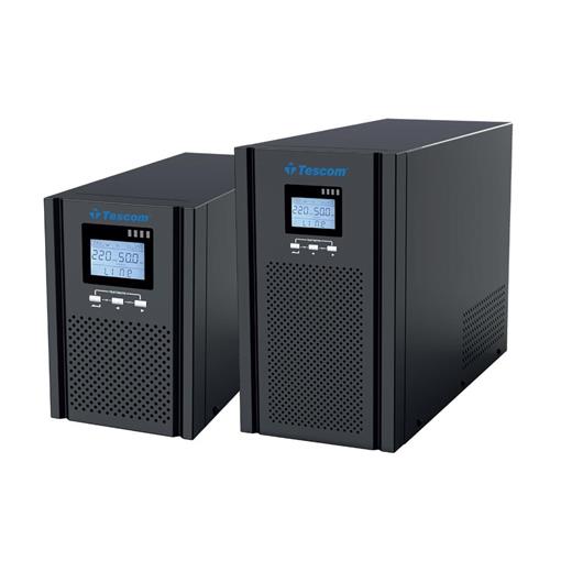 Tescom Teos+ 1Kva 1F/1F (2X7Ah) 4/8Dk Lcd Onlıne Ups